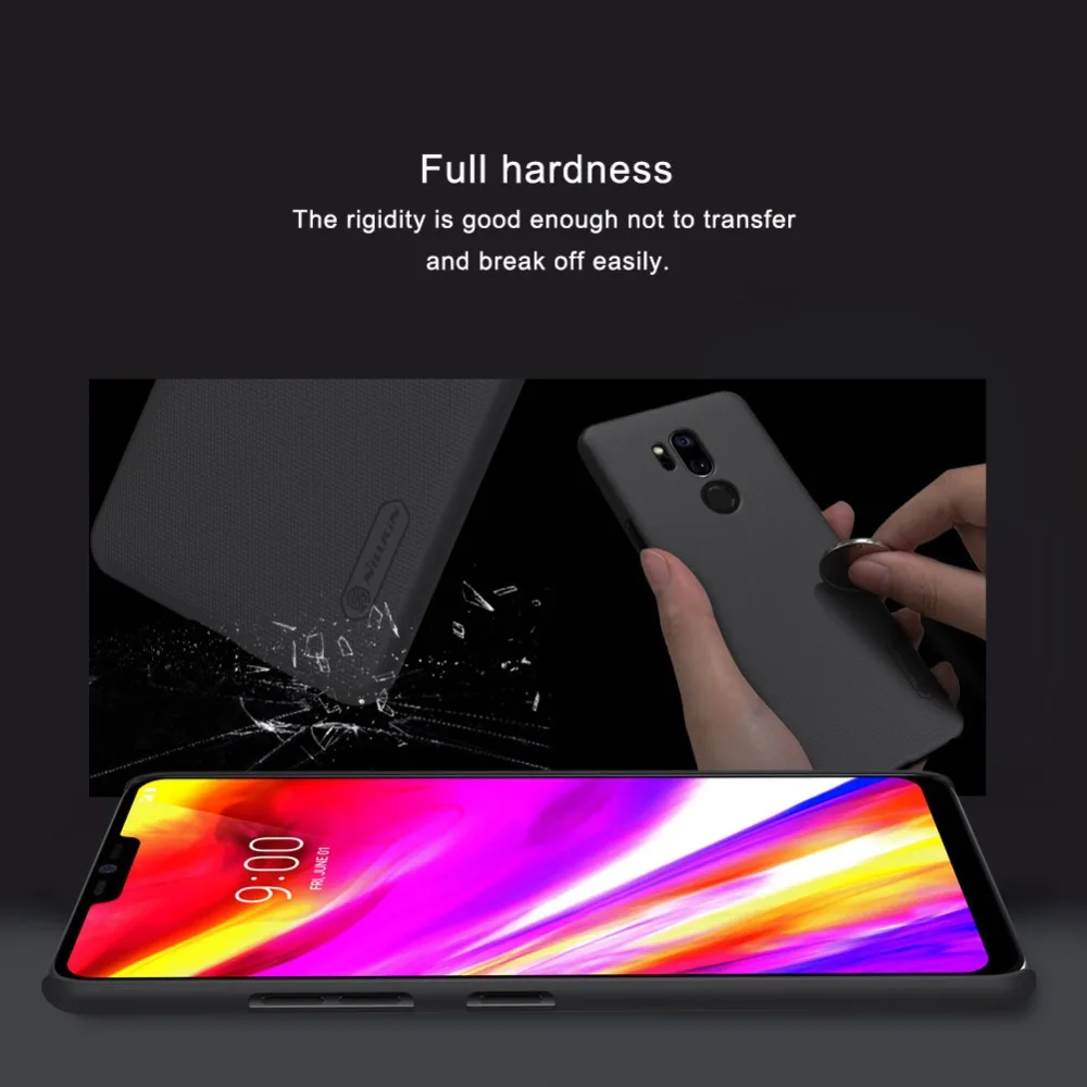 Nillkin LG G7 чехол ThinQ супер матовый защитный жесткий чехол для задней панели ПК чехол для LG G7 ThinQ Nilkin чехол для телефона+ защита экрана