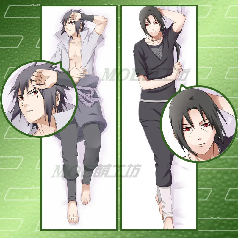 Suef аниме манга наруто Саске Итачи Dakimakura Двусторонняя крышка диванная подушка |