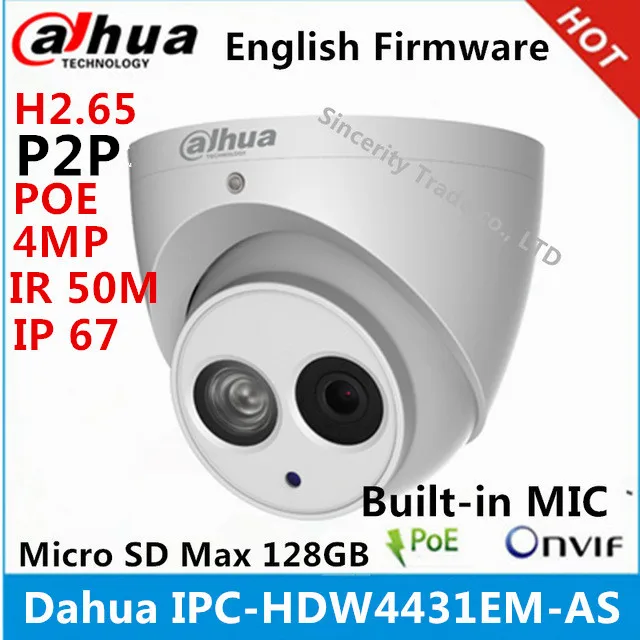 bilder für Dahua IPC-HDW4431EM-AS metall shell H2.65 Eingebautem MIKROFON WDR IR 50 mt 4MP Ip-kamera mit POE DH-IPC-HDW4431EM-AS cctv-kamera bilder für Dahua IPC-HDW4431EM-AS metall shell H2.65 Eingebautem MIKROFON WDR IR 50 mt 4MP Ip-kamera mit POE DH-IPC-HDW4431EM-AS cctv-kamera