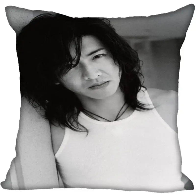New custom Kimura Takuya square pillowcases zipper Custom Pillowcase one side Custom your image gift - Цвет: 16
