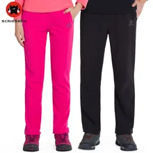 TECTOP зимние теплые флисовые мужские и женские брюки ветрозащитные дышащие флисовые походные брюки для спорта на открытом воздухе, кемпинга, альпинизма