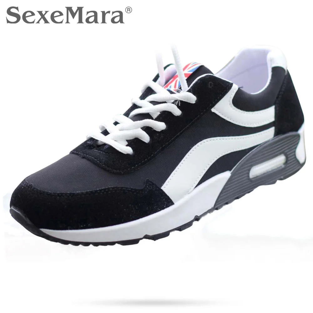 

New Brand Discounts 2016 Young Men's Fashion Trend Low Spell Colors Casual Wedge Shoes Breathable Lace-Up Cushion Flats