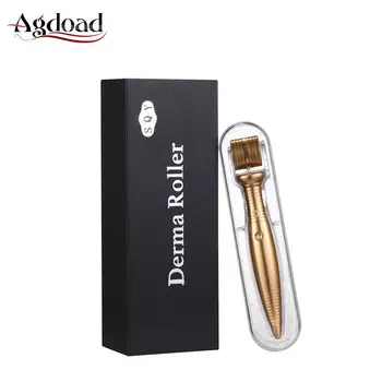 

Original Packing Derma Roller System Microneedle Red Gold Color Derma Roller with Needles for Face Skin Care Hair Treatment