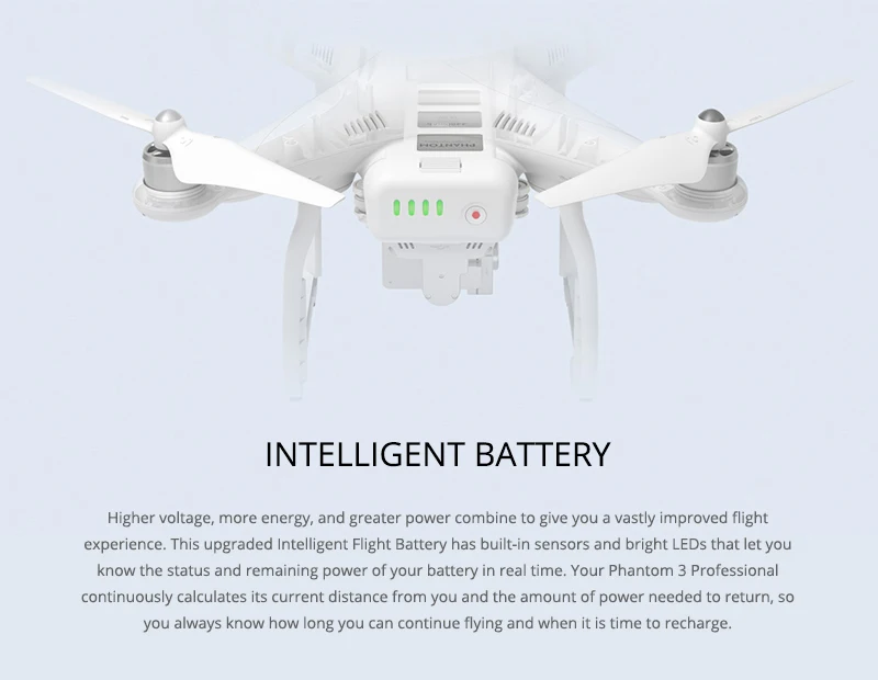 DJI Phantom 3 Professional Camera Drone With 4K Camera FPV Quadcopter Gps Uav