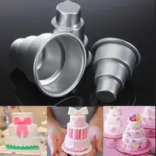 Playdough Пластилин Playdough для поделок Инструменты подарки игрушки 1 инструменты для ПК поддельные противни для пирожных мини 3 ярусный торт лоток формы