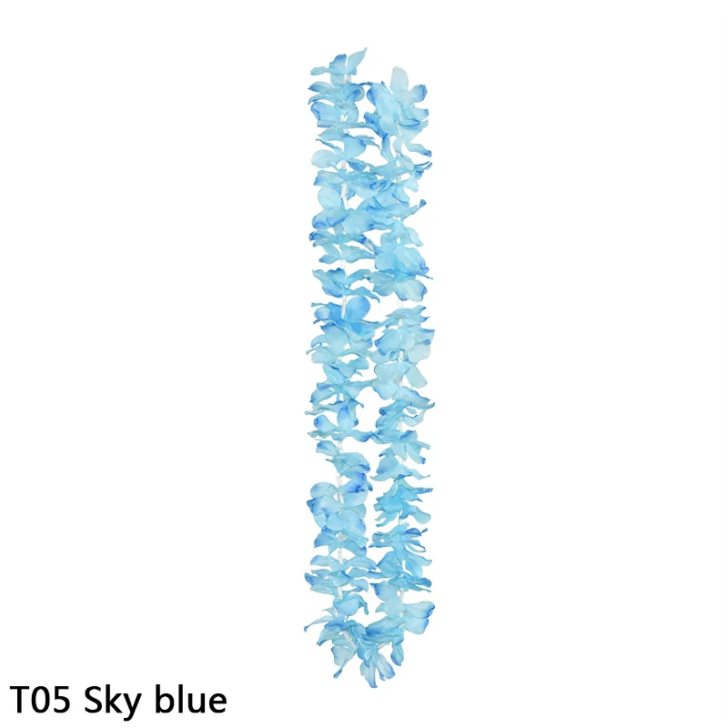 1 м/33 см искусственная шелковая Гортензия Глициния Цветок струна для свадебной арки квадратная ротанговая Настенная Корзина Свадебные украшения 8 - Цвет: 1M T05 sky blue