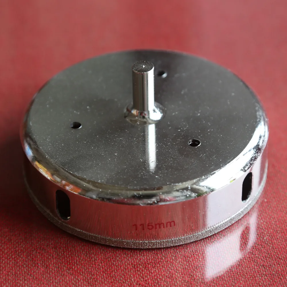 

Free shipping of 1PC Home decoration DIY grade 115mm diamond glass hole saw drill bit for glass/tile/ceramics opening&drilling