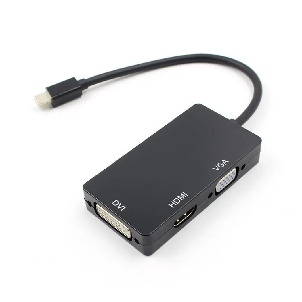 Mini display port DP to VGA HD мультимедийный интерфейс DVI конвертер адаптер кабель легко