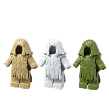 2 ピース/セット迷彩の Ghillie スーツ服狙撃軍事 SWAT 警察軍兵士フィギュアセットのおもちゃ(China)