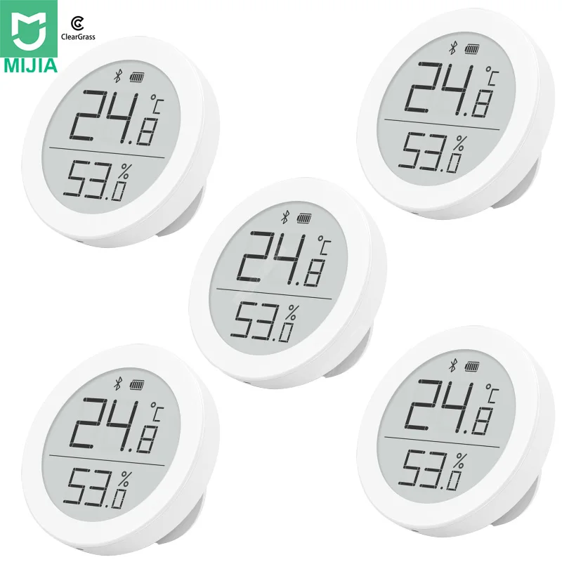 

Bulk Xiaomi ClearGrass Digital Bluetooth Thermometer Hygrometer 0~50 Electronic Ink Screen Data Automatic Recording Mi Homes APP