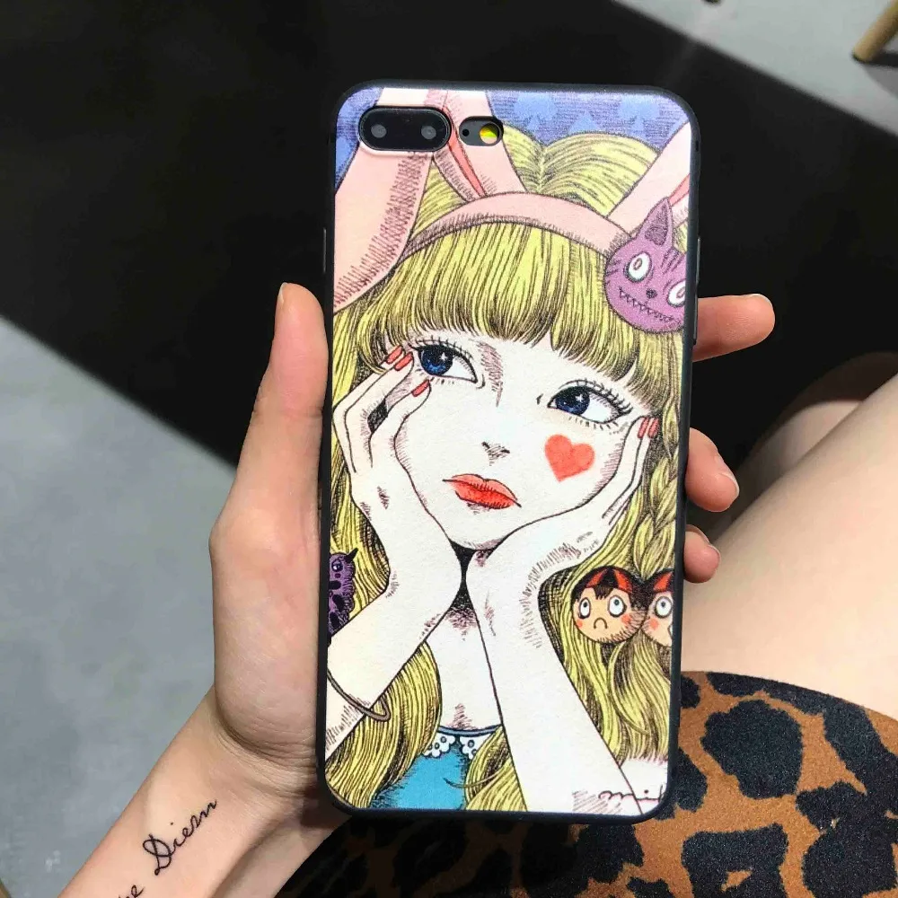 

Bunny girl Phone Cases Cover for Xiaomi mi A2 8 9 lite se case xiaomi redmi note 6 7 pro case redmi note 5 Plus Soft Cases