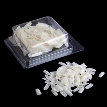 

100pcs false nails tips for nail detachable practice holder manicure display stand frame replace tip tools