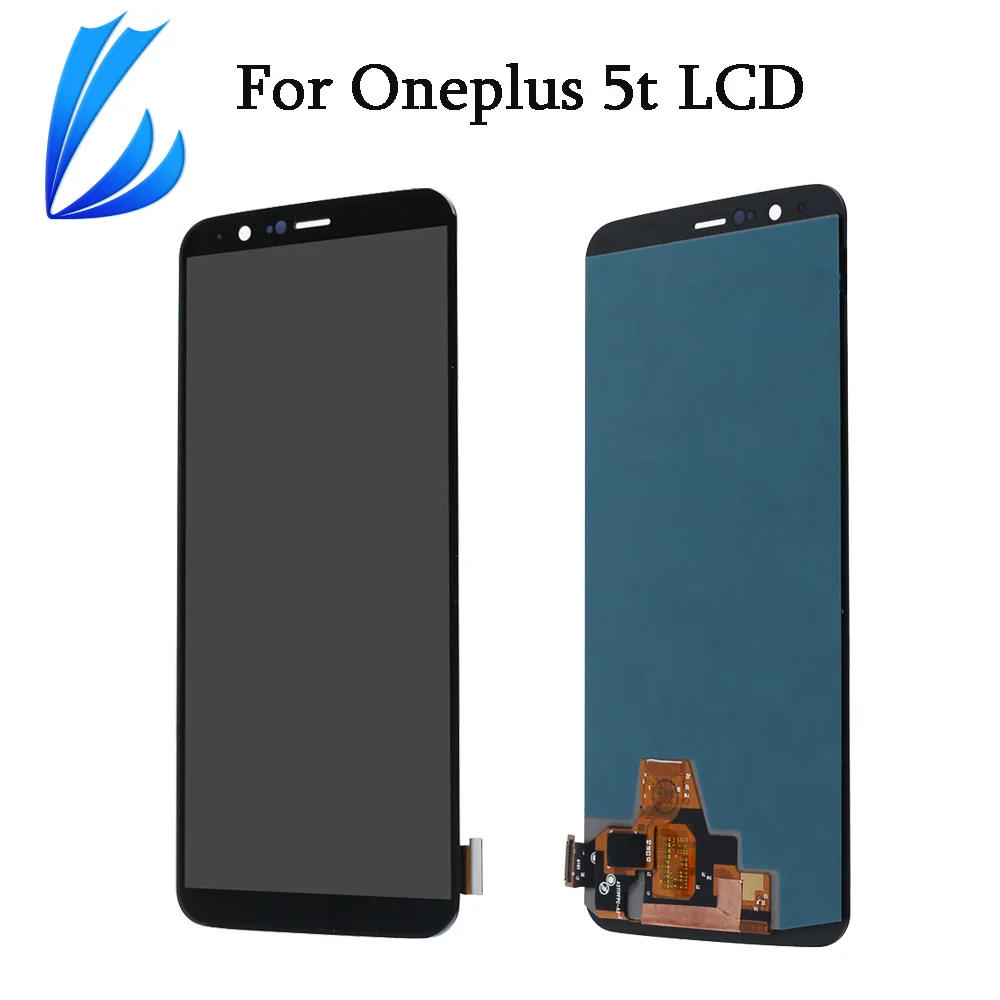 6 01 'для Oneplus 5t A5010 сенсорный ЖК-экран Замена для One Plus 1 + ЖК-дисплей сборка Reair