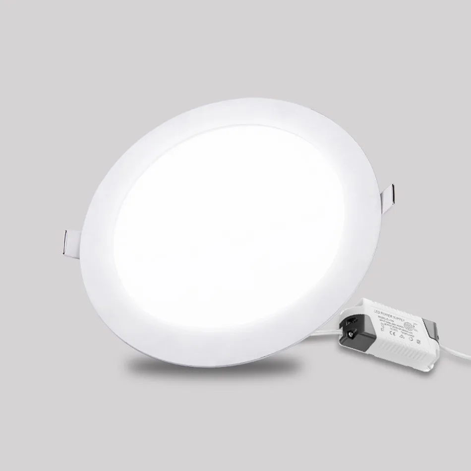 Ultra Thin LED Panel Downlight 3w 4w 6w 9w 12w 15w 18w Round/Square LED Ceiling HTB13mwepByWBuNkSmFPq6xguVXap