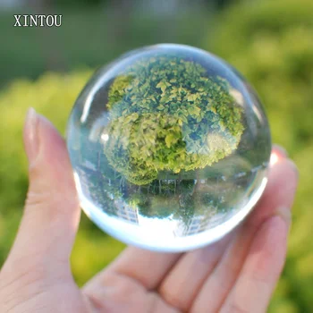 

XINTOU Photography Crystal Lens Ball 60 mm Feng Shui Art Decor Glass Marbles Sphere Grazing Ball Props for Amateur photographer