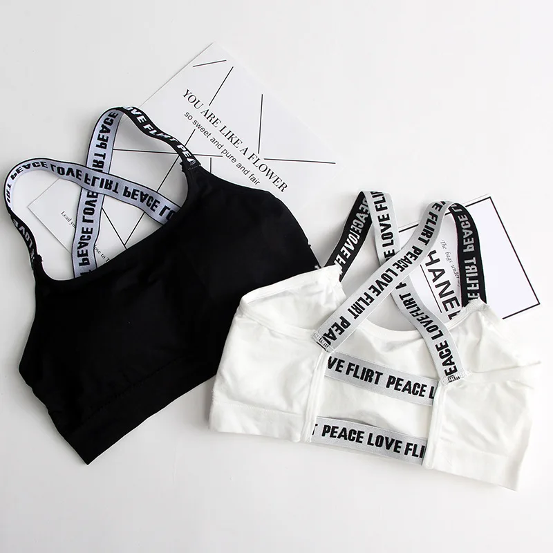 Women Sport Bra Fitness Top Letters Yoga Bra For Cup A-D Black White Running Yoga Gym Fitness Crop Top Women Push Up Sports Bra Women Sport Bra Fitness Top Letters Yoga Bra For Cup A-D Black White Running Yoga Gym Fitness Crop Top Women Push Up Sports Bra
