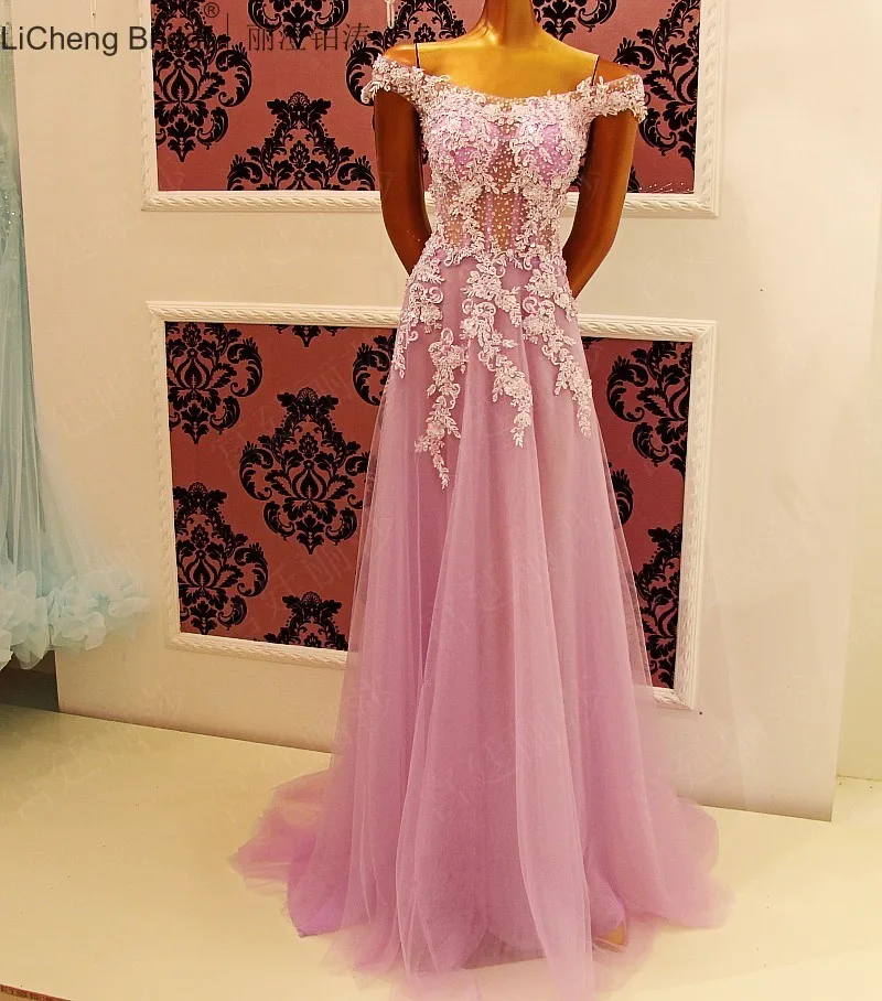 off shoulder design gown