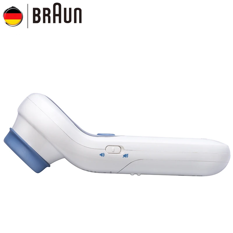 Bruan NTF3000 инфракрасный термометр лба с 3 цвета ЖК-дисплей цифровой Экран создано ААА Батарея