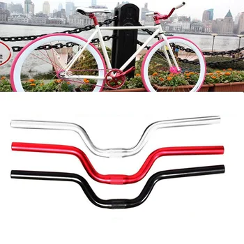 

25.4x520mm Aluminum alloy Bicycle Handlebar Durable Riser Bar Swallow-Shaped MTB Bicycle Road Bike Mountain Handlebar