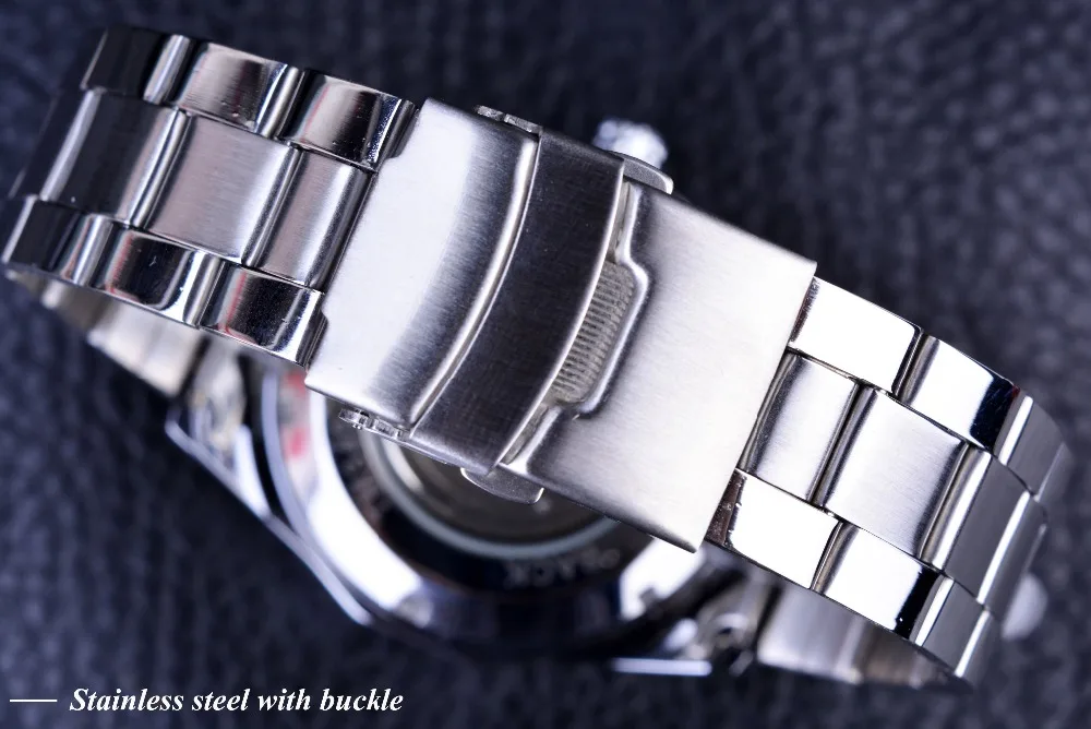 Sport Skeleton Stainless Steel Designer Men Watch for Winner