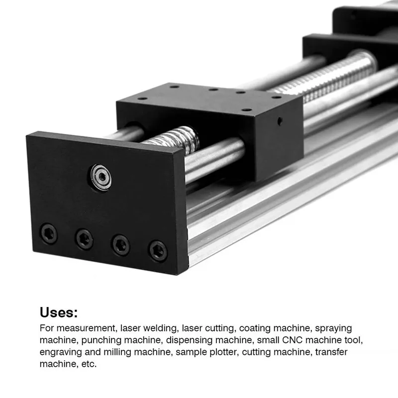 Ball Screw Linear Rail Guide Long Stroke 600mm With GGP Ball Screw 1610 Stepper Motor CNC Slide Module Work Milling Machining  (5)
