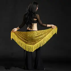 Новый Дизайн Костюмы для танца живота ремень, пикантные длинные танец живота хип шарф Профессия стадии Танцы платки 9 Цвета