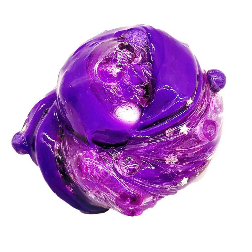 Clay Slime DIY Soft Cotton Cloud Slime Beautiful Mixing Fluffy Floam