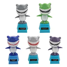 Движущаяся голова Игрушка аксессуары для автомобиля забавная Акула милый мультфильм Экспрессия встряхившая голова робот автомобиль приборная панель для автомобиля украшение