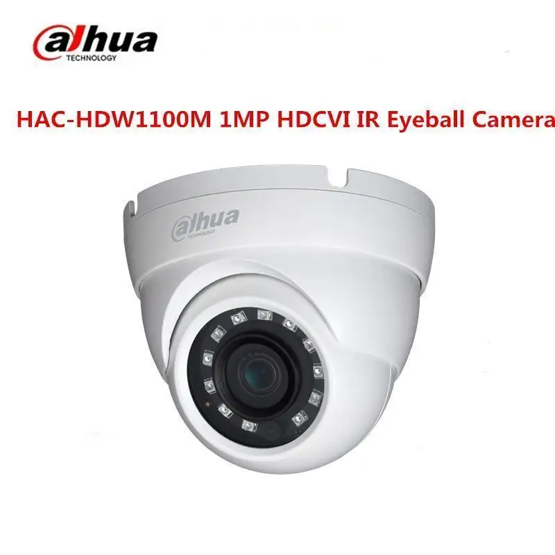 

Dahua 1MP IR IP67 HAC-HDW1100M HDCVI Eyeball Camera HD and SD output switchable
