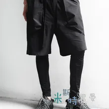 27-44 Новинка Мужская одежда стилист для волос модные повседневные три di мужские брюки с двойным слоем с карманами плюс размер костюмы