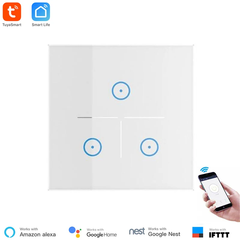 Domotica WiFi Wall Switch Smart Life App Remote Control EU Standard Type 86 Work With Alexa Echo And Google Home Mini Smart Home: Cheap Home Automation Modules, Buy Directly from China Suppliers:Domotica WiFi Wall Switch Smart Life App Remote Control EU Standard Type 86 Work With Alexa Echo And Google Home Mini Smart Home
Enjoy ✓Free Shipping Worldwide! ✓Limited Time Sale ✓Easy Return. Brand Name: IKNOW Model Number: MS1801212 Compatibility: All Compatible State of Assembly: Ready-to-Go Camera Equipped: No Color: White Voltage: 110-240V AC Current: 10A Max. Max. Load: 600W/Gang Wireless type: WiFi 2.4 GHz M: Tempered glass and Plastic Control: Touch control / WiFi remote control Free APP name: Smart life Compatible with: Alexa ,Google home , Google nest Certificate: CE,RHOS 