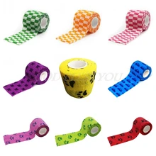 Липкая обертка бандажная лента ПЭТ Гибкая мультфильм печатных первой помощи 5 см x 4,5 м