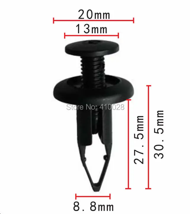 Shhworldsea задняя крышка бампера фиксатор нажимного типа для Toyota 90467 09189 09127|auto plastic