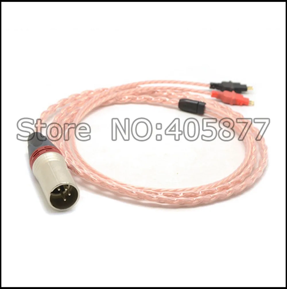 4-контактный XLR Male 5N кабель из чистой меди для наушников HD700 гарнитуры |