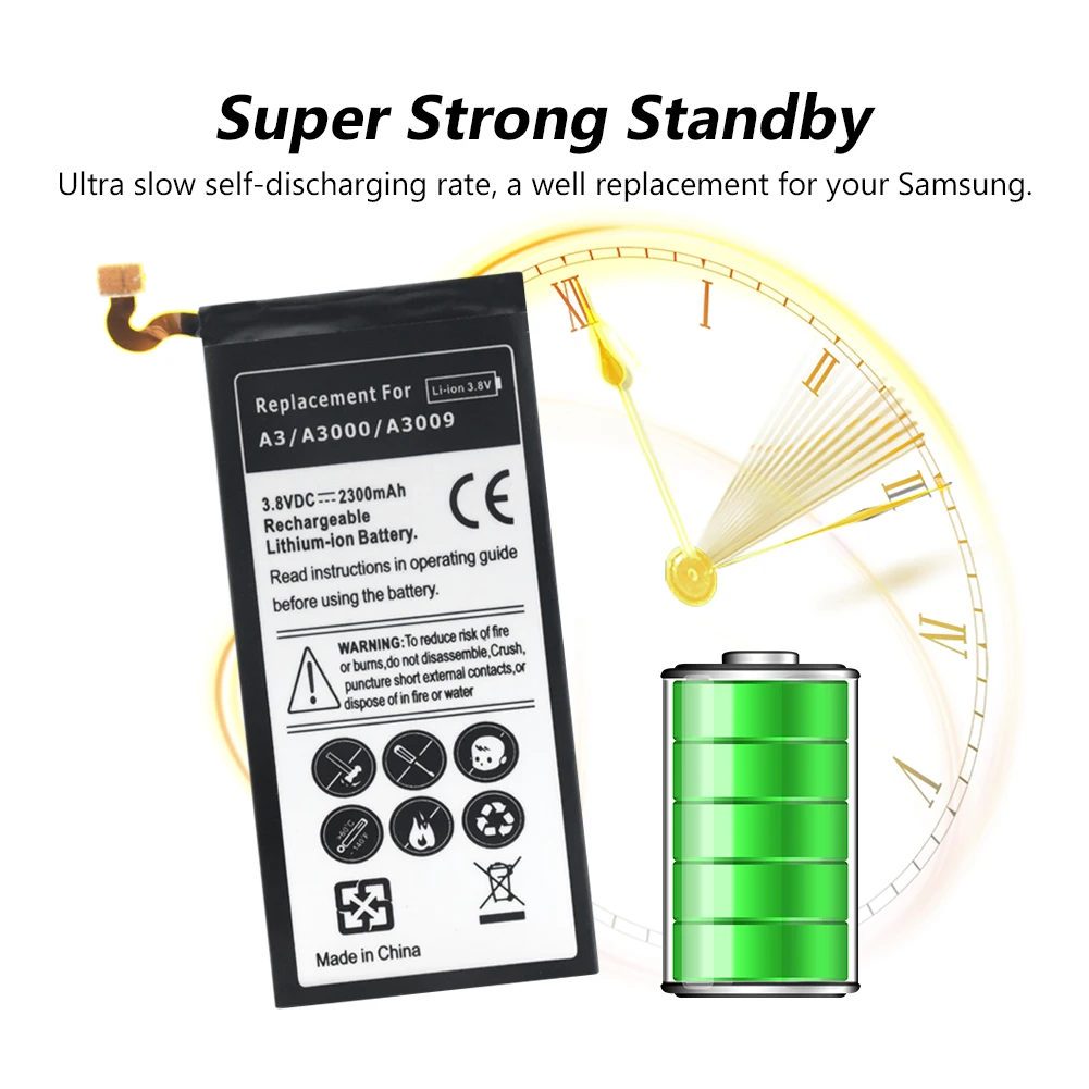 YCDC 3 85 V 2600mAh литий ионный аккумулятор для замены телефона SAMSUNG GALAXY A3 2016 Edition SM