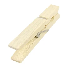 Wooden Clothes Pins Pegs Hanging Clips 24 Pcs