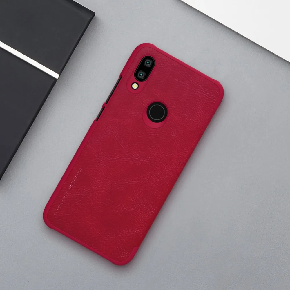 Серия NILLKIN QIN для Xiaomi Redmi Note 8, чехол, винтажный флип-чехол, кошелек из кожи пу и ПК, задняя крышка для Redmi Note 8 Pro