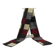 men's scarves & shawls Gift Company Annual Meeting Tassels Shawl Autumn Winter Men And Women Adult Red Scarf China Style Embroidery Scarves For Women head scarf men