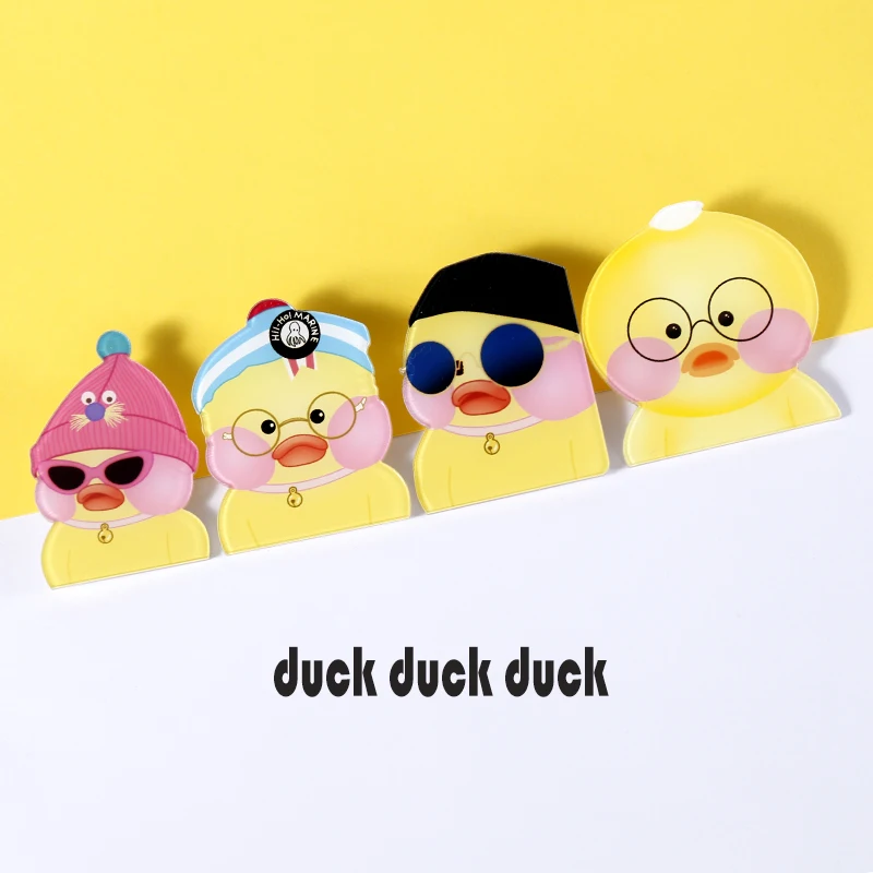 

Nengdou Y6 cartoon icons on brooch Acrylic Badges for clothes duck icon cute animal pin badge on backpack kawaii pin for women