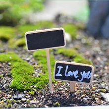 10 шт. микро пейзажная миниатюра деревянная доска садовый орнамент садовый декор