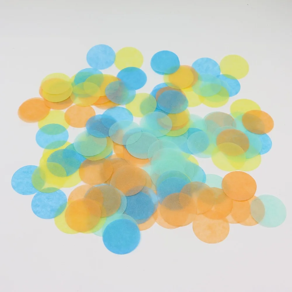 1000 pcs Tissue Paper Confetti Party Favors Party Decoration Table Confetti Party Confetti round