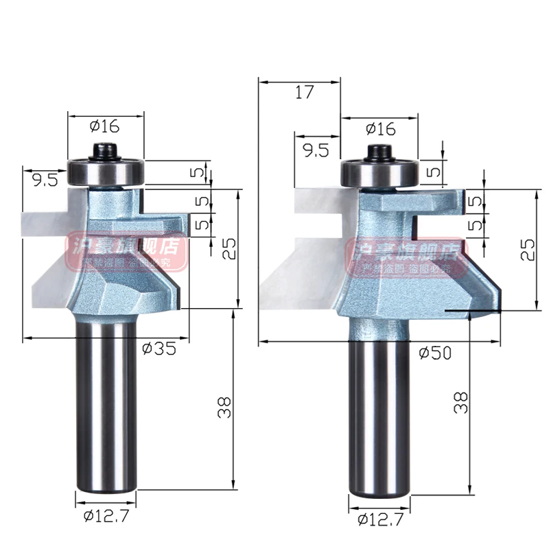 Woodworking Tools Router Bit Table Edge Bit CNC Carving Machine Joint Glue Wood Processing 1/2 SHK - HUHAO Woodworking Tools Router Bit Table Edge Bit CNC Carving Machine Joint Glue Wood Processing 1/2 SHK - HUHAO