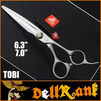 

Taiwan Top Brand "TOBI" Professional Hairdressing Scissors High Quality Barber Cutting Shears 6.3 For Pro Styling Tools T-12