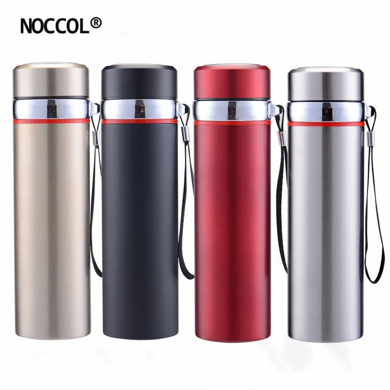 

NOCCOL 450ML Business Stainless Steel Water Bottle 2018 Simple Office Coffee Vacuum Flask Thermoses Cups Outdoor Sport Drinkware