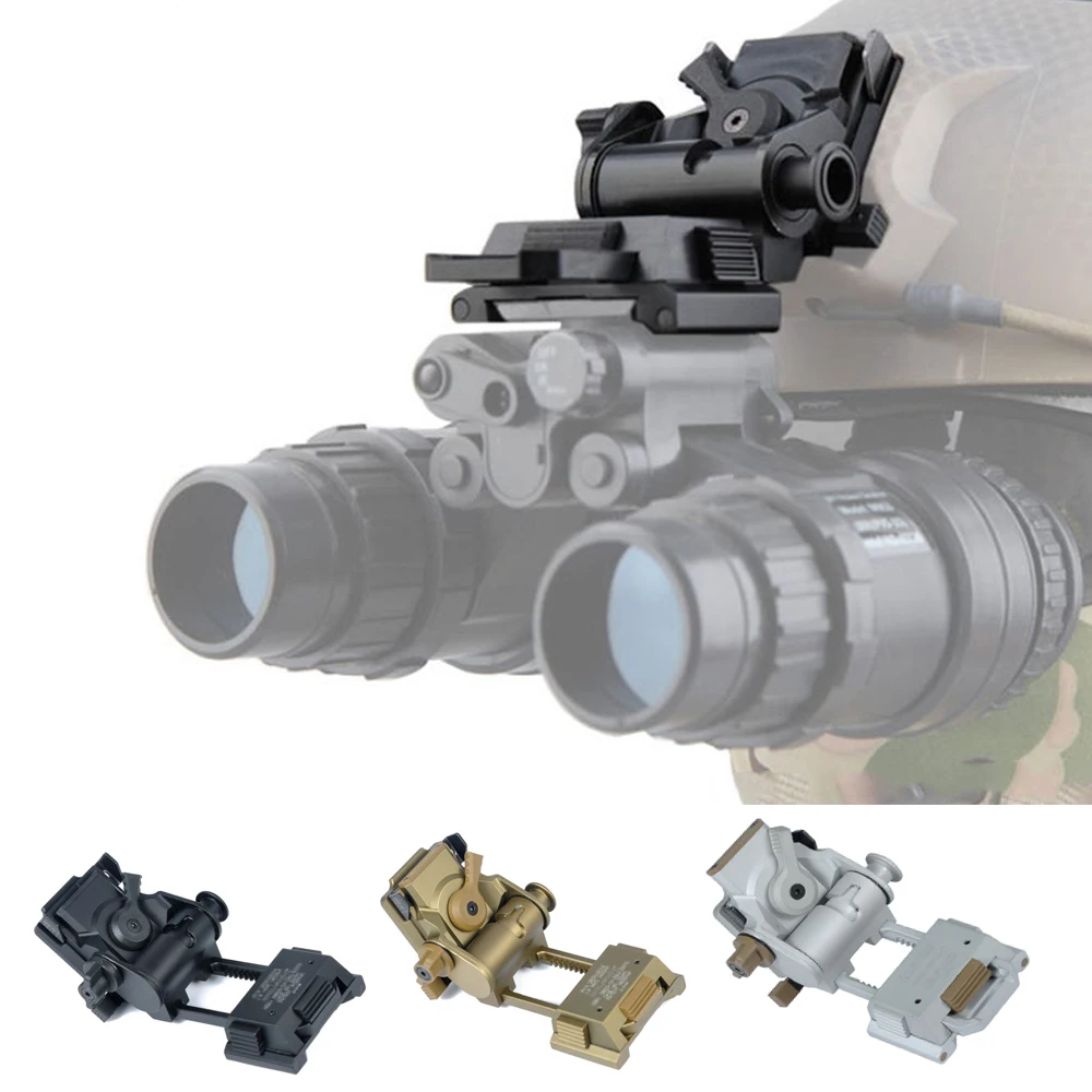 

CNC Aluminium L4 G24 Night-Vision NVG Helmet Adapters Mounts Metal Material OPS fits PVS15/PVS18/GPNVG18