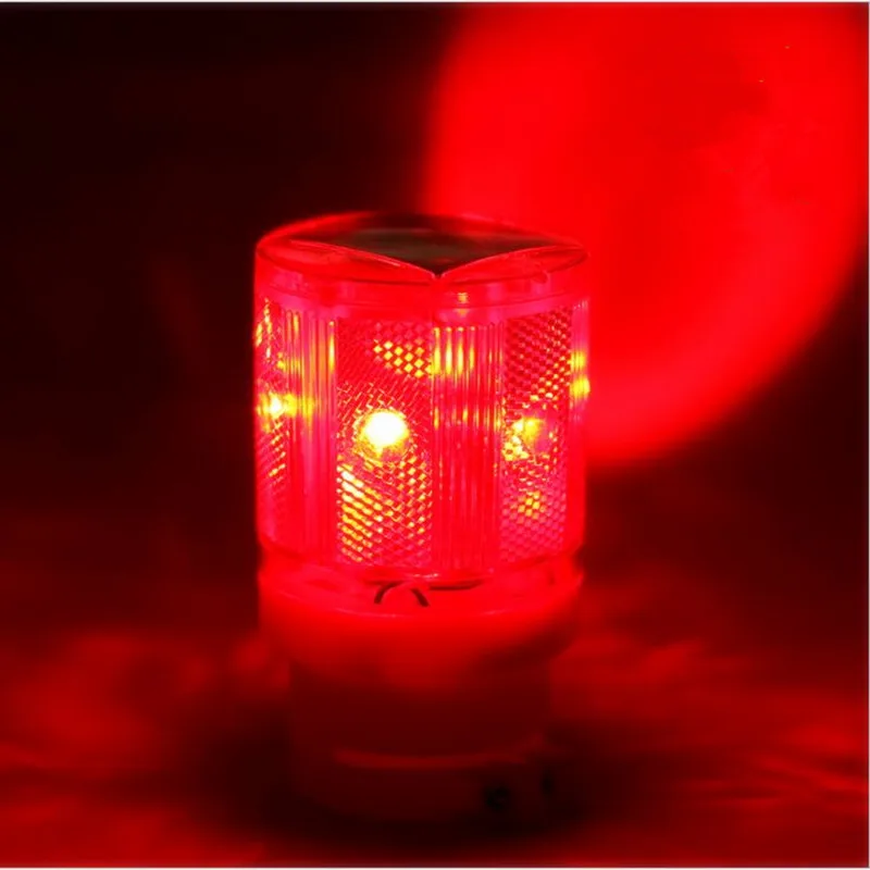 Предупреждение ющий солнечный светильник 6LED лампа яркая вспышка аварийный