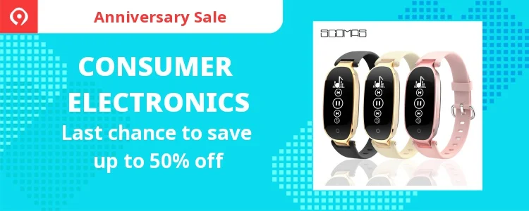 [Anniversary Sale]#Consumer Electronics: Last chance to save up to 50% off!