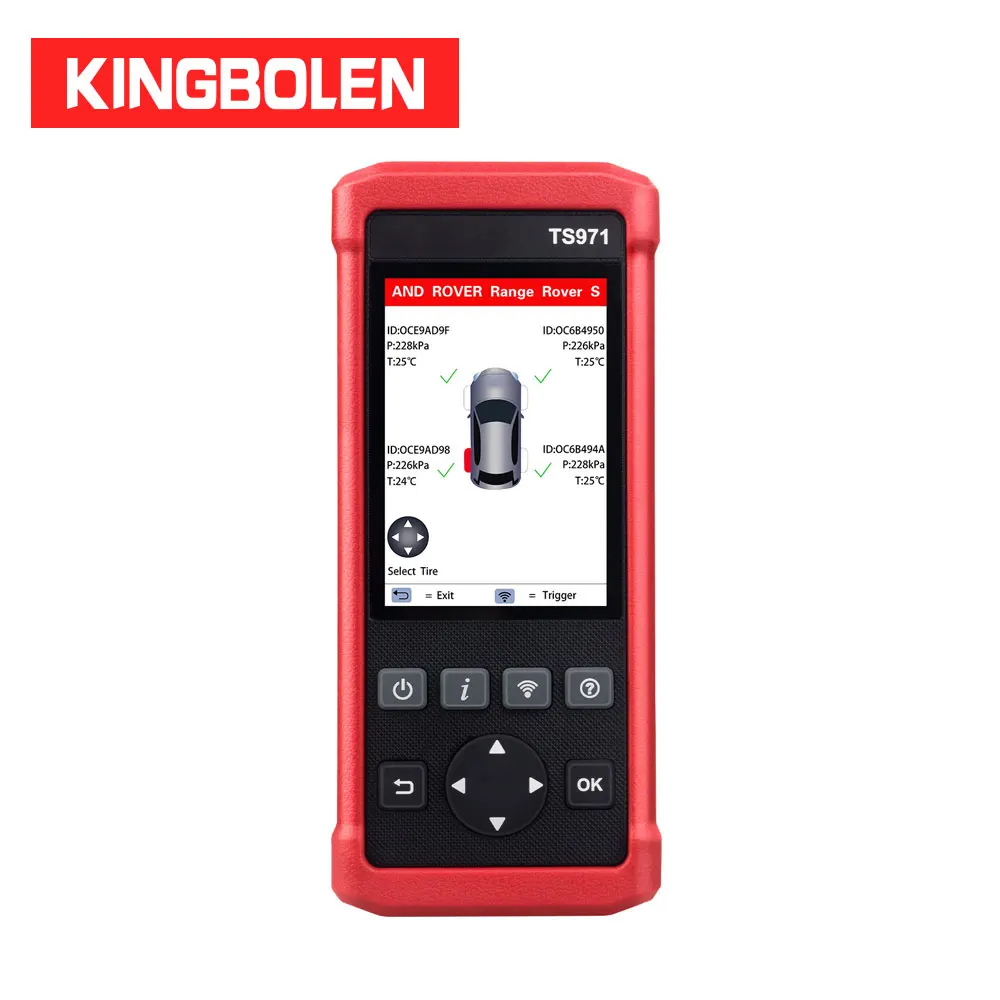 

LAUNCH TS971 TPMS Universal Programmer OBDII Wireless Car Tire Pressure Monitoring Sensor 433Mhz 315Mhz TS401 TS601 Creader 971