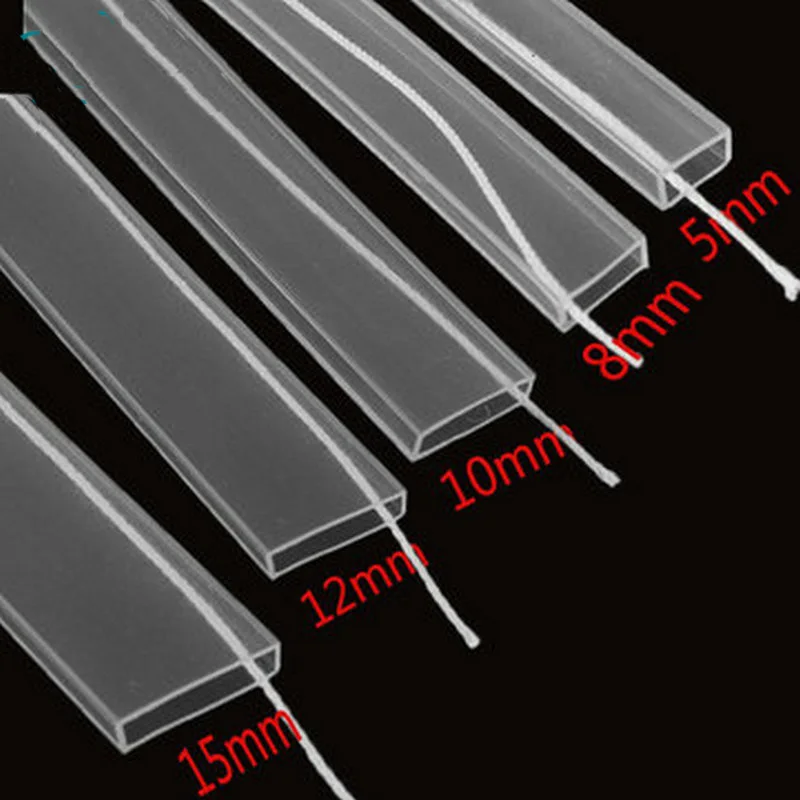 Силиконовая трубка IP67 5 м/10 м длина 8 мм/10 мм/12 мм для SMD5050 3528 3014 5630 ws2801 ws2811 ws2812b