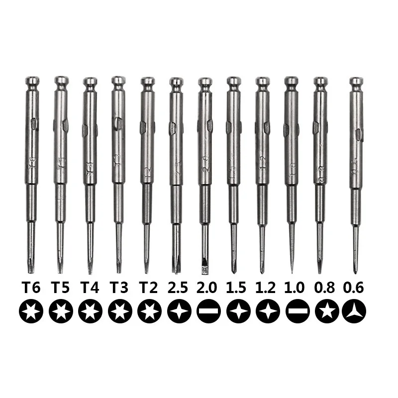 Vlenrun Набор отверток T2 T6 1 2 5 Torx 0 шлицевая отвертка телефон камера компьютер